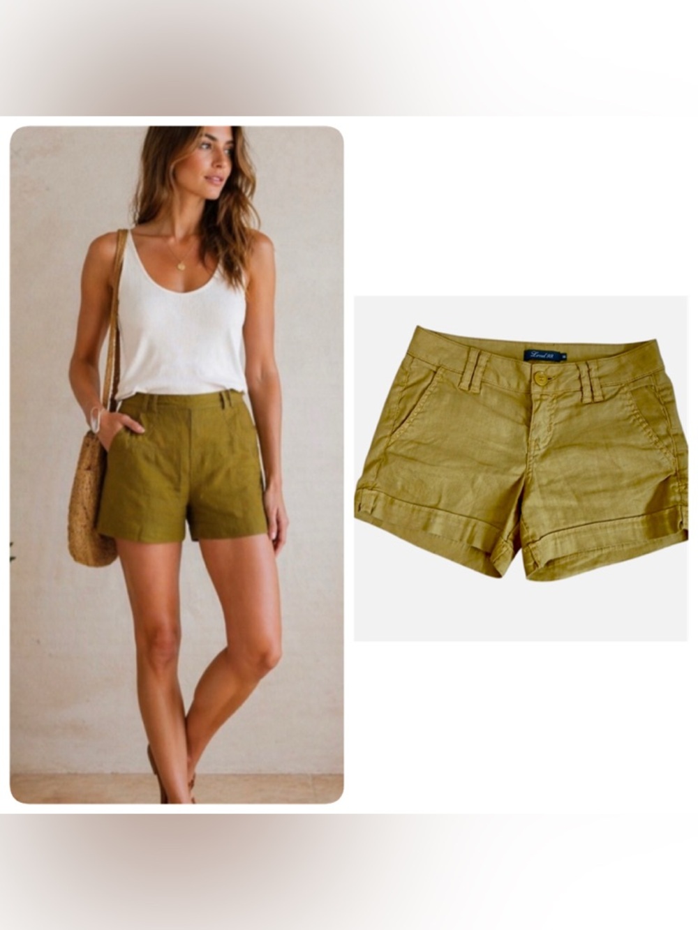 Anthropologie Linen Shorts NWOT